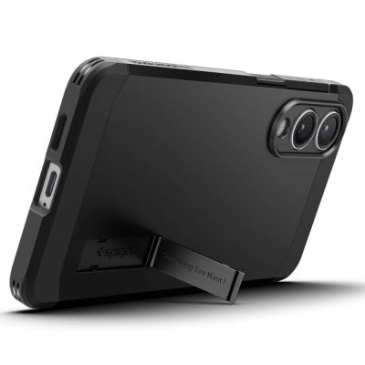 9. Spigen Tough Armor MagSafe case for Samsung Galaxy S25 Edge - black