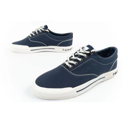 17. Tommy Hilfiger men's sports shoes sneakers fashionable comfortable navy blue