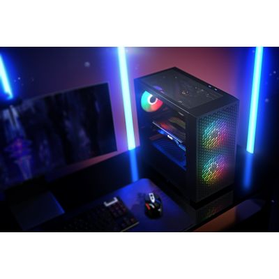 12. LOGIC DART PRO ARGB MINI USB TYPE-C CASE BLACK