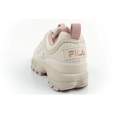 5. Fila Disruptor women's shoes sports sneakers fashionable beige comfortable