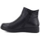3. Sergio Leone BT-12-S Black Leather Wedge Ankle Boots