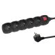 2. ESPERANZA POWER STRIP 5 OUTLETS 3M SWITCH BLACK ELK215K