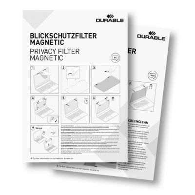 5. DURABLE Blickschutzfilter MAGNETIC 15.6", 16:9 anthrazit