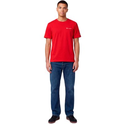 5. Men's Champion SS Tee red 221798 RS067