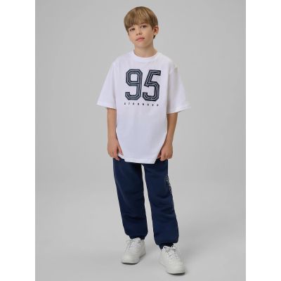 7. Boy's loose T-shirt with print 4F 4FJRSS26TTSHM3786-10S