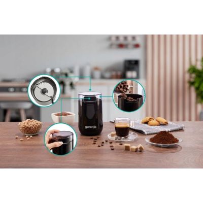 7. Gorenje SMK150SB 150W Electric Coffee Grinder (Black)