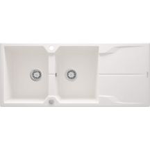 Two-bowl granite sink with drainer ZQN_A213
