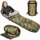 19. CAMO TOURIST SLEEPING BAG 210x80x50CM WITH ENERO CAMP COMPRESSION