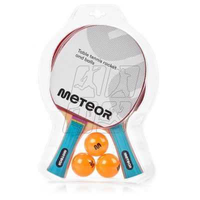 8. Set of 2 table tennis rackets Meteor Zephyr 15021