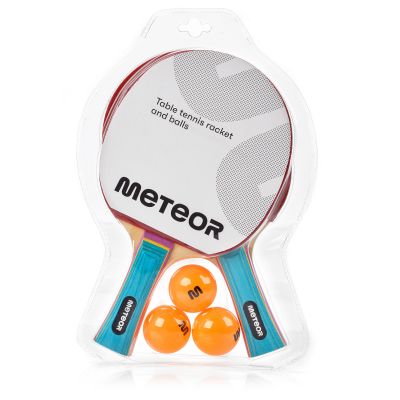 8. Set of 2 Meteor Zephyr 15021 table tennis bats