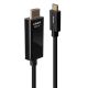 Lindy 43315 Cable Adapter 5m USB Type-C HDMI Type A (Standard) Black