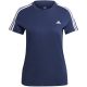 6. adidas Essentials Slim 3-Stripes Tee W IM2791