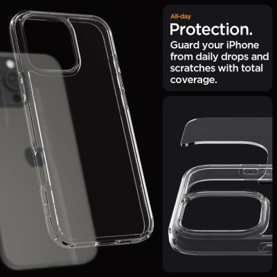 14. Spigen Ultra Hybrid iPhone 16 Pro Case - Clear