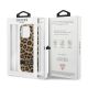 8. Guess GUHCP13LHSLEOW iPhone 13 Pro / 13 6.1" brown/brown hardcase Leopard