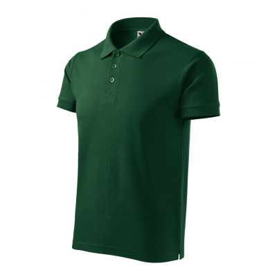 Malfini Cotton Heavy M MLI-215D3 dark green polo shirt