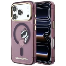 Karl Lagerfeld Peekaboo Logo MagSafe case for iPhone 18 Pro Max / 17 Pro Max - burgundy