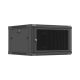 13. Lanberg 19" 6U 600x600 black wall-mounted rack cabinet with perforated doors (flat pack)