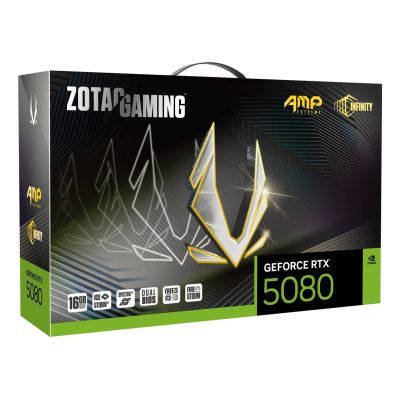 7. ZOTAC GAMING GeForce RTX 5080 16GB AMP Extreme INFINITY Graphics Card