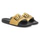 Emporio Armani EA7 Men's Sports Slides Black/Gold - 7X000108-AF15118-MZ097