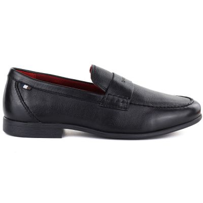 2. Men's black leather shoes Bugatti TT153105