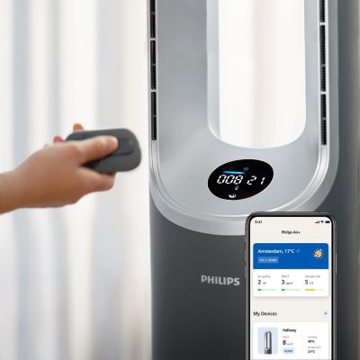 53. Philips Air Performer 8000 AMF870/15 3-in-1 air purifier with fan and heating function