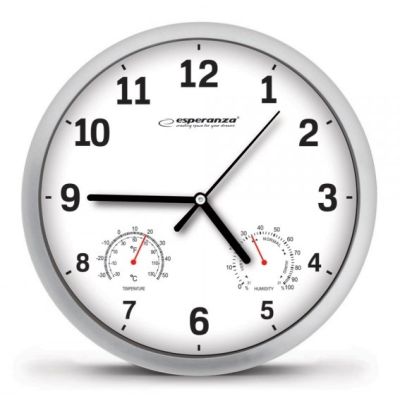 Esperanza LYON EHC016W wall clock (white)