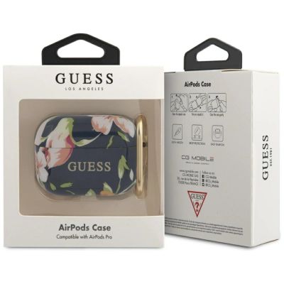 2. Guess GUACAPTPUBKFL03 AirPods Pro cover blue/blue N.3 Flower Collection