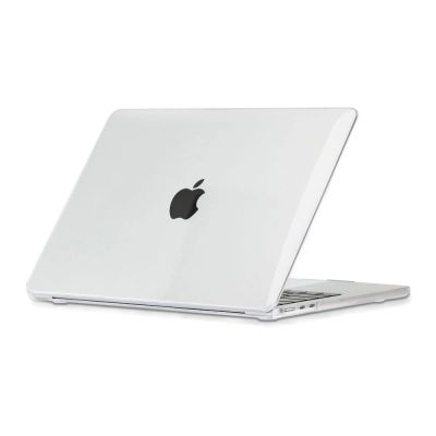 2. Tech-Protect SmartShell Case for MacBook Air 13" M2 / M3 / 2022-2024 - Transparent