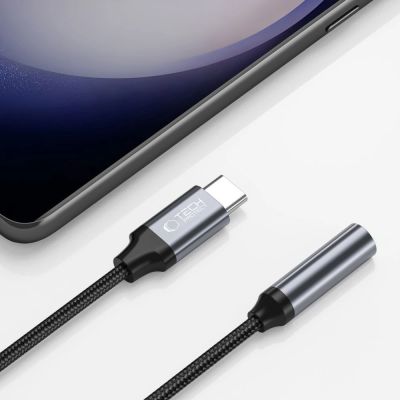 2. Tech-Protect UltraBoost USB-C / 3.5mm mini jack adapter - black