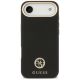 3. Guess Grained Strass Logo MagSafe case for iPhone Air - black