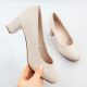 14. Sergio Leone W SK415B beige high heel pumps