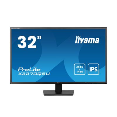 17. iiyama ProLite X3270QSU-B1 monitor 81.3 cm (32") 2560 x 1440 px Wide Quad HD LED Black