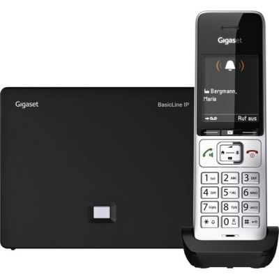 2. Gigaset BasicLine IP + COMFORT 500HX DECT Phone Caller Name and ID Black, Silver