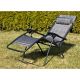 15. FOLDABLE GARDEN CHAIR MULTIFUNCTIONAL 175X52/65X107CM GRAY