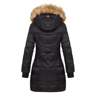 2. Women's PARKA Geographical Norway ABEILLE BLACK DISTRI LADY 2601-9 DBC BLACK (WY4579F/GN-NOIR)