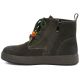 3. Women's leather ankle boots with thick soles, green Artiker 59C1132