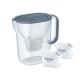 2. Brita Style Essential filter jug + 2 MaxtraPro PP cartridges (2.4l; dark blue)