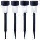 SOLAR PLASTIC LAMP 4.5x31CM LED - SET OF 4 PCS