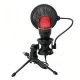 Wozinsky Studio Gaming USB Computer Microphone with RGB Stand - Black