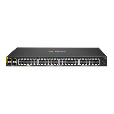 Aruba 6000 48G Class4 PoE 4SFP 370W Managed L3 Gigabit Ethernet (10/100/1000) PoE Support 1U