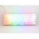 4. Ducky One 3 Aura White Mini Gat B Kan US Keyboard Gaming USB QWERTY American International White