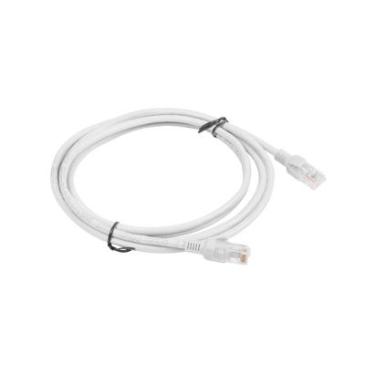 2. UTP patch cord Lanberg PCU6-10CC-0200-S (RJ45 - RJ45 ; 2m; UTP; cat. 6; gray color)