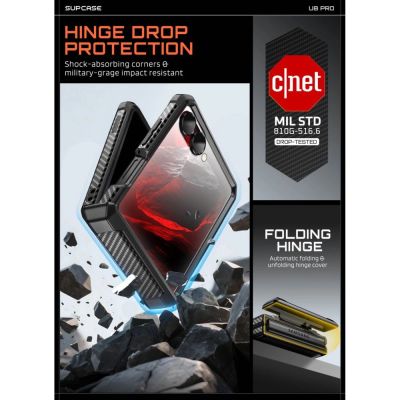 4. Supcase Unicorn Beetle Pro Case for Samsung Galaxy Z Flip 8 - Black
