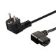 SAVIO CL-116 Cable (C13 / IEC C13 / IEC 320 C13 M – Schuko M; 1.8 m; Black)