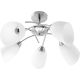 Classic chandelier ceiling hanging lamp Activejet NIKITA Nickel 5xE27 for the living room