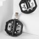 7. Rockbros M108 Nylon Half-Lock Double-Sided Bicycle Pedals - Black