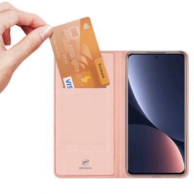 2. Dux Ducis Skin Pro Case Xiaomi 13 Pro Flip Card Wallet Stand Pink