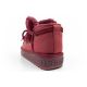 5. D.Franklin women's winter snow boots, fashionable fur lining, burgundy