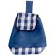11. TROLLEY SHOPPING BAG ON WHEELS WITH FRAME 31L BLUE WHITE