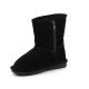 9. BearPaw Emma Toddler Zipper Jr 608TZ Black Neverwet Shoes